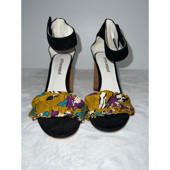 Jeffrey Campbell Lindsay Ankle Strap Heels Size 6.5 - Picture 5 of 10